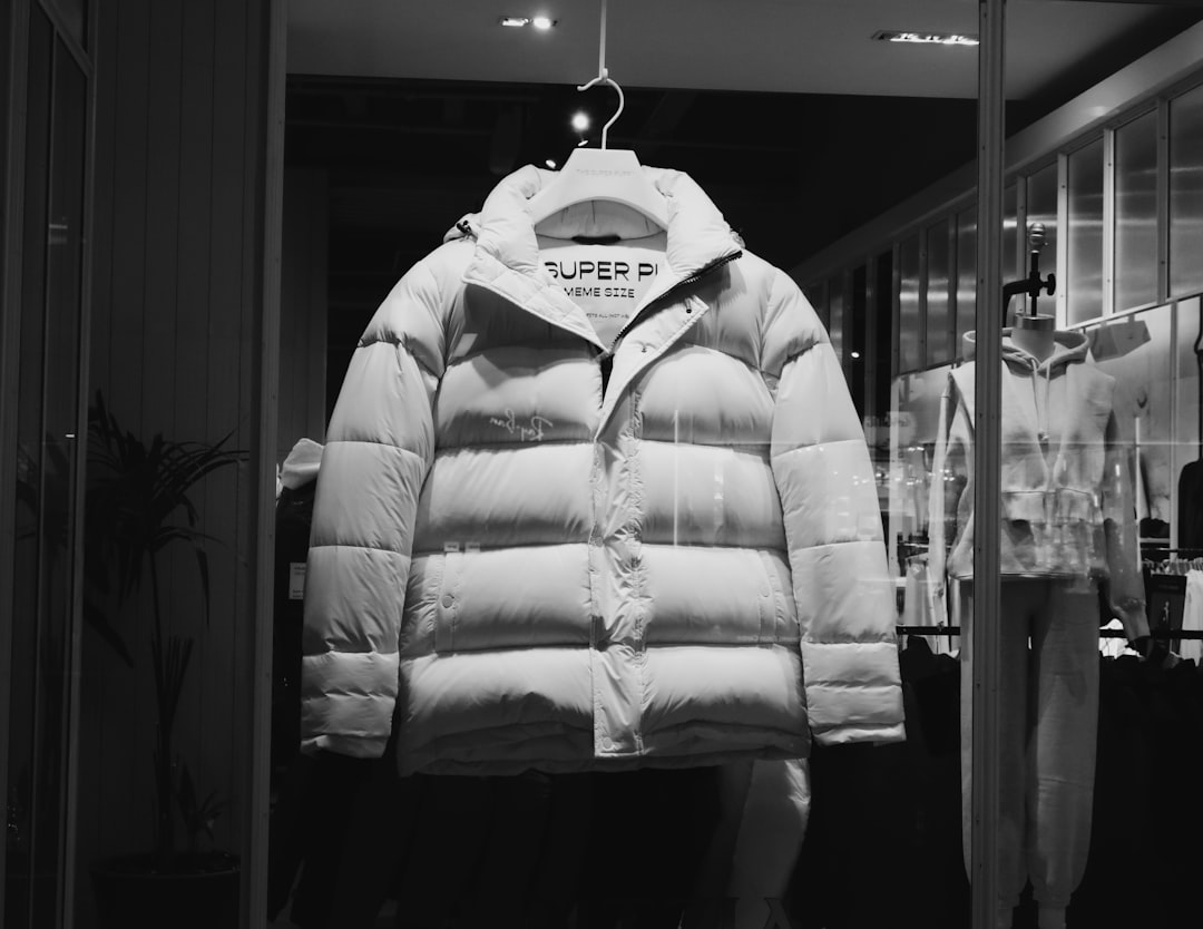 Photo down jacket